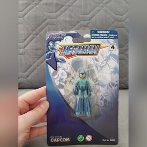 2004 Mega Man 3" Figure -Jazwares Greenbrier Variant  Item 55010  Sealed